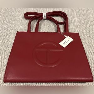 NWT Telfar Medium Shopping bag in Oxblood